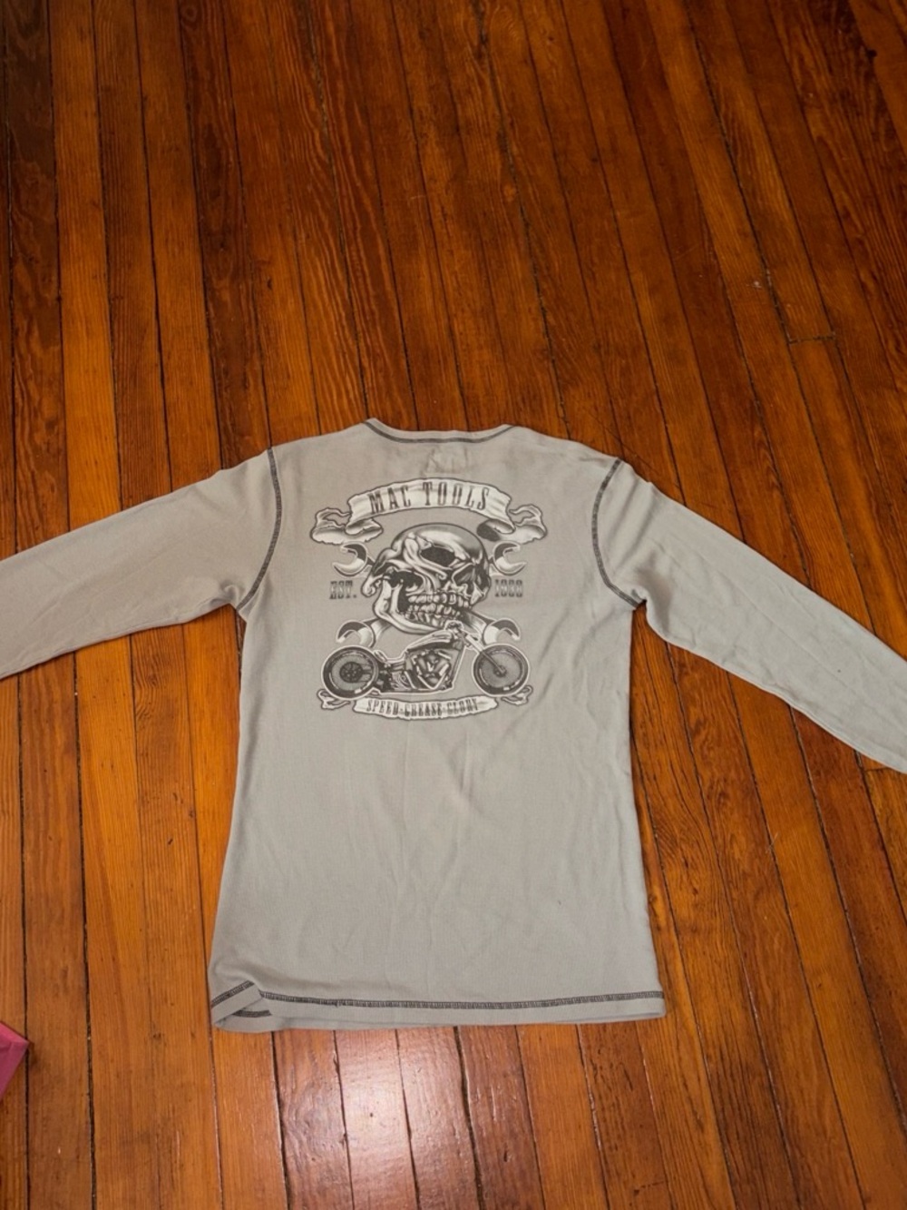 Mac Tools Men's Long Sleeve Graphic Tee - Light Gray